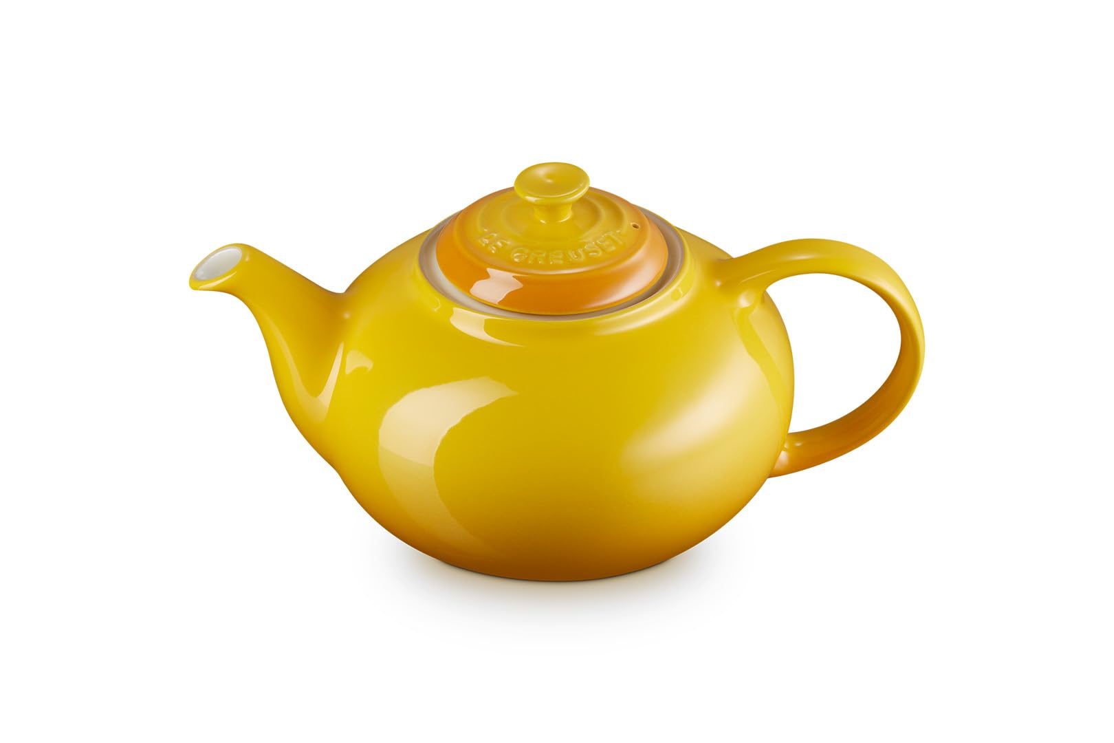 Le Creuset Stoneware Classic Teapot, 1.3 litres, Serves 3-4 Cups, Nectar, 70702136720000
