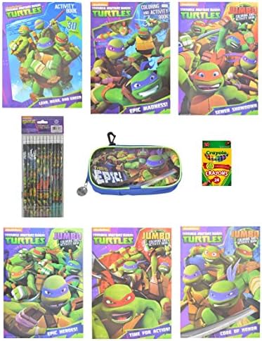 Teenage Mutant Ninja Turtles 9-Piece Coloring and Pencil Gift Box by GiftMunkie