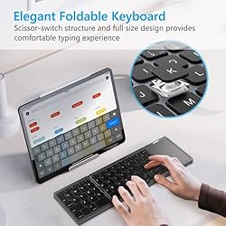 Foldable Bluetooth Keyboard with