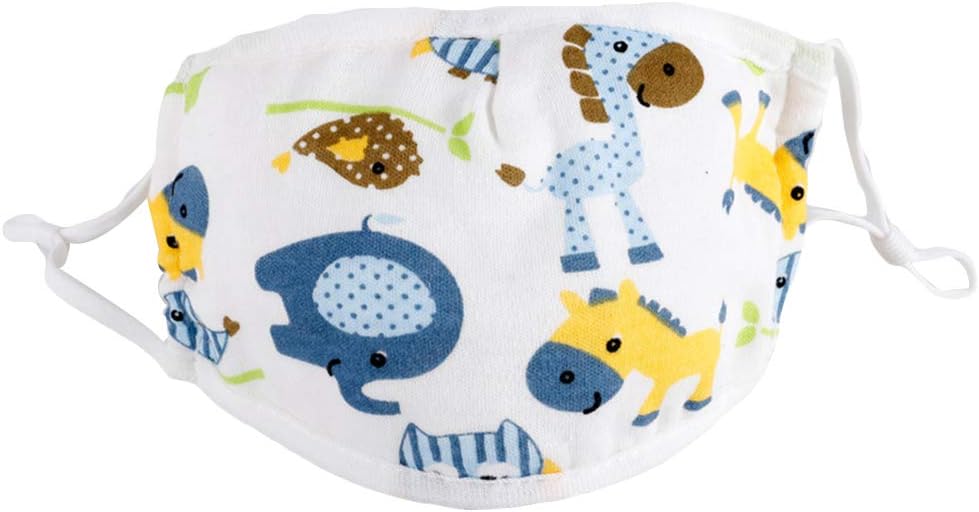 Kids Cotton Cartoon Adjustable 5 Layers Anti Haze Dustproof Face Cover Pony S