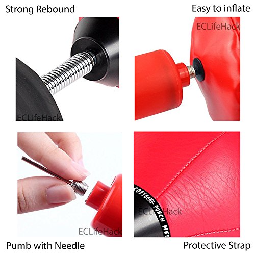 Desktop Punching Bag, [Upgrade, Flexibility] Boxing Bag Speed Balls Boxing High-Performance Spring Chassis & Strong Suction Christmas Thanksgiving Gifts for Kids, Teenagers, Adult