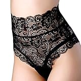 Dlsave Womens Lace up High Waist Panties Lingerie For Women Sexy Cross Back Panty Underwear Knickers