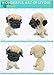Bobbing Head Pug Dog Bobble Head Auto Car Dashboard Decors Toy Bulldog Ornaments