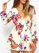 CHARLES RICHARDS Women Floral Print Deep V-Neck Romper Playsuit Jumpsuit