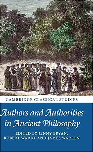 Amazon Com Authors And Authorities In Ancient Philosophy Cambridge Classical Studies 9781316510049 Bryan Jenny Wardy Robert Warren James Books