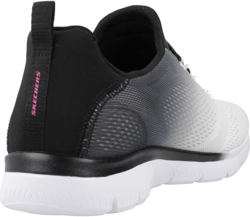 Femme Summits Bright Charmer Espadrilles, Black & White Mesh/Trim, 39.5 EU — photo 4 sur 8