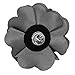 Vittorio Vico Men's Formal Polka Dot Flower Lapel Pin, Boutonniere for Men (Burgundy/White)
