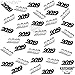 2019 Confetti | Pack of 1000, 1.5 Oz - Graduation Table Decorations | Graduation Confetti Great for Graduation Party Supplies | Graduations Decorations 2019 | Black and Silver