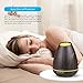 EASEHOLD Aromatherapy Essential Oil Diffuser,400ml Ultrasonic Humidifier 20H Intermittent Mist 4 Timer 7 Mood Light for Home Office, Dark Wood Grain