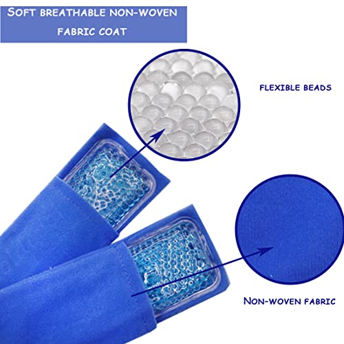 Postpartum ice Packs, Reusable Perineal Cooling Pack, Pad Postpartum and Hemorrhoid Pain Relief, Hot & Cold Packs for Women After Pregnancy and Delivery (Blue-1)