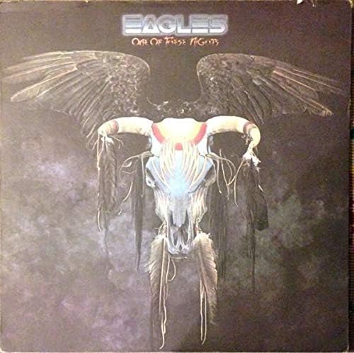EAGLES, one of these nights Top opening embossed sleeve. Featuring Don Henley, Glenn Frey. First UK pressing 1975. elektra