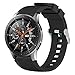 MUZZAI Compatible for Samsung Galaxy Watch 42mm 46mm Bands, 20mm, 22mm Soft Silicone Replacement Bands Compatible for Samsung Galaxy Watch 42mm 46mm, Women Men