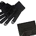 LETHMIK Black Magic Knit Gloves Unisex Winter Wool Lined with 2 Touchscreen Fingers Mens