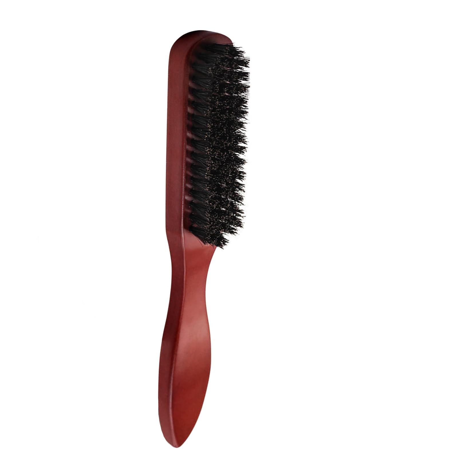 Boar Bristle Brush and Gel for Slick Back and Wet or Curly Hair - Ideal for Afro or Damaged Hair and Beards