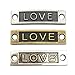 iloveDIYbeads 36pcs Inspiration Words Bracelet Connector Charms Craft Supplies Mixed Pendants Beads Charms Pendants for Crafting, Jewelry Findings Making Accessory for DIY Necklace Bracelet M67