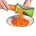 Just easy Spiral Slicer Spiralizer Complete Bundle - Vegetable Cutter - Zucchini Pasta Noodle Spaghetti Maker - Green