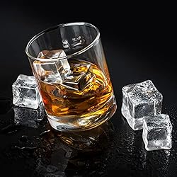 HUIANER Acrylic Ice Cubes Square Shape, Glass