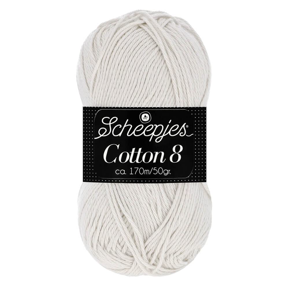 Scheepjes Cotton 8 50g - 700 Grijs Brei- en Haakgaren — image 1