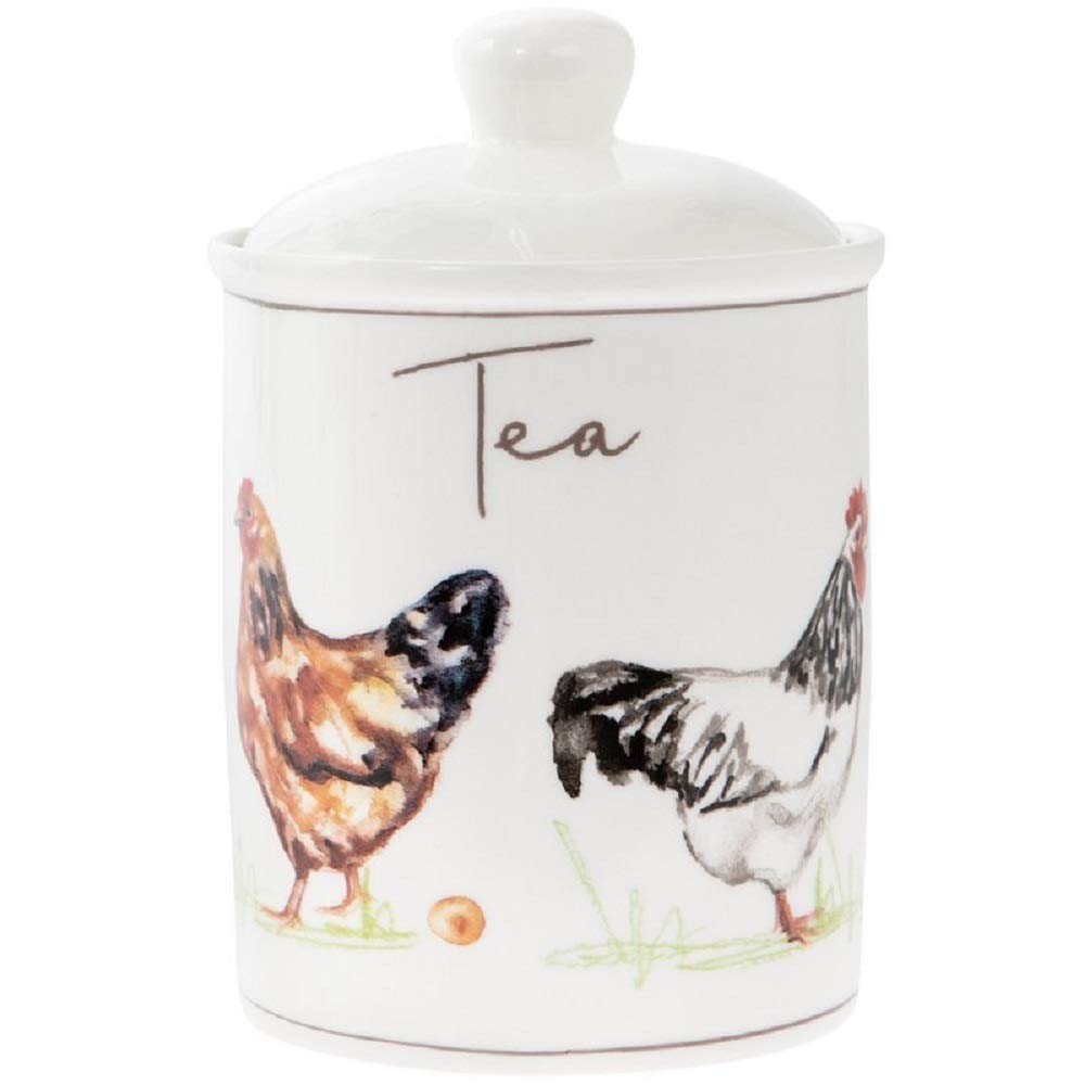 chicken tea coffee sugar canisters