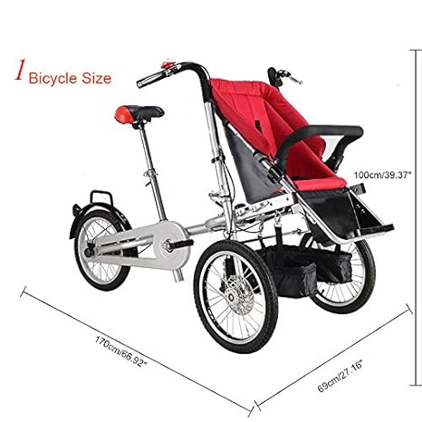 mama baby bike stroller