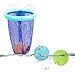 Efast Bath Toy, Basketball Hoop Bathtub Bath Toy for Boys and Girls with 3 Balls (-Blue)