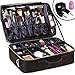 Daniel Harris Makeup Bag Cosmetic bag 16.1x11.5x4.2in | Makeup Case | Travel Make up Bag Organizer |Adjustable Dividers, Portable + Water-Resistant