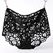 Women's Lace Panties Plus Size Lingerie Elasticity High-Rise Hollow Underwear 3 Pack(XXL)
