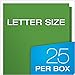 Oxford Twin Pocket Folders with Fasteners, Letter Size, Light Green, 25 per Box (57703)