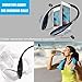 Bluetooth Headphones, DolTech Stereo Wireless Headset Neckband Retractable Sport Earbuds with Mic Noise-Cancelling, Sweatproof Bluetooth 4.1 for iPhone IOS Android (Black)