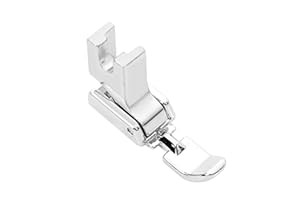 VANICE Zipper Presser Foot for All Low Shank Singer, Brother, Babylock, Euro-Pro, Janome, Kenmore, White, Juki, New Home, Husqvarna Viking, Simplicity, Necchi and More Sewing Machines