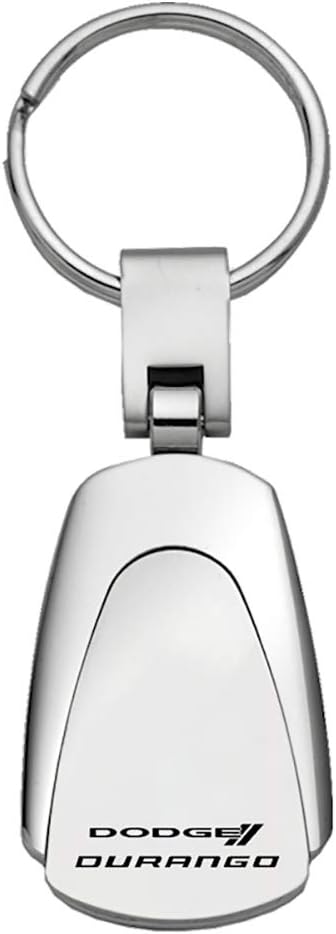Dodge Durango AG-KC3-DUR Chrome Metal Tear Drop Key Chain