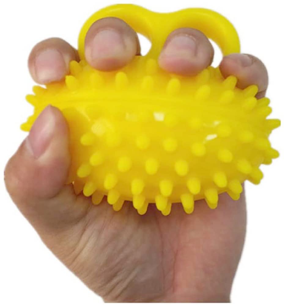 Healthman Finger Grip Ball, Stroke Hemiplegia Rehabilitation Training Equipment, Hand Finger Strength Massage Grip Ball (Hard)