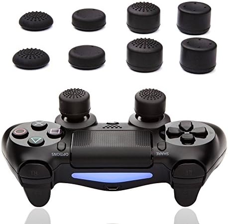 awishgo Anti-slip Enhanced Silicone Analog Controller Thumb Stick Grips Cap Skin Cover For PS4/PS3/Xbox360/Xbox one Controller Wireless Pack of 8