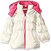 Pink Platinum Baby Girls' Ripstop Puffer, Cream, 24 Months