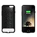 iPhone 6S Plus/ 6 Plus Battery Case - ZeeHoo Ultra Slim Extended Battery Case High Capacity 2800 mAh for iPhone 6S Plus / 6 Plus - 5.5 inch (Build-in Magnetic Metal for Car Phone Mount Holder) (Black)