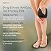 Inerzen Body and Knee Hot and Cold Gel Pad Therapy Adjustable Wrap for Arms, Legs, Thighs, Biceps, Elbows, Sports Pain Injuries, Muscle, Stress Relief