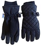 N'Ice Caps Kids Unisex Thinsulate and Waterproof Quilted Ski Gloves
