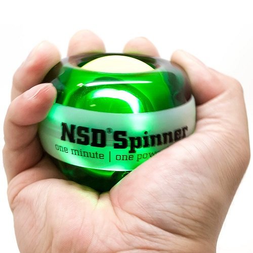 NSD Power Winners Lit Spinner Gyroscopic Wrist and Forearm Exerciser Featuring Digital LCD Counter and LED Light