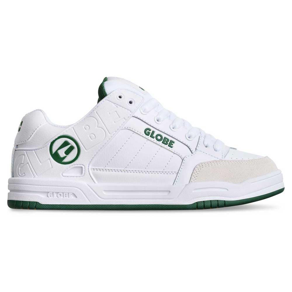Globe Men's Tilt Skate Shoe, White/Green, 5 Image