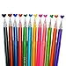 Color Gel Pens Set with Diamond Head,Colored Fine Point Ballpoint Ink Pens Markers For Adults Coloring Books (Pack of 12 Colors)