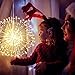 LetsFunny Fairy Firework String Wire Lights, LED DIY 8 Modes Dimmable Waterproof Decorative Hanging Starburst Lights for Christmas, Home, Patio, Indoor Outdoor Decoration (4 Pack)