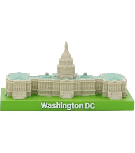 Washington DC Capitol Building Paperweight Replica - 4x6 Inch Souvenir & Desk Decor