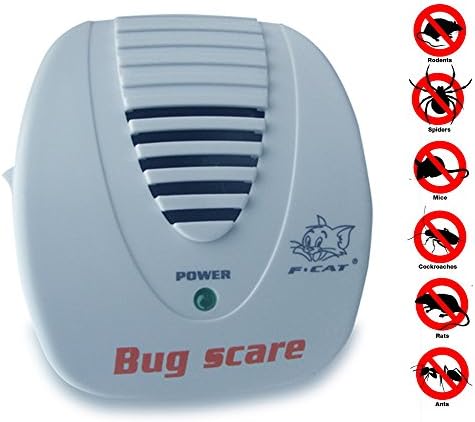 Fortunate Kiss Ultrasonic Pest Repeller - Rejects Mice, Rats, Roaches, Spiders, And More