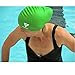 Waterproof Extra Large Swim Caps for Long Hair - Silicone Swimming Cap Dreadlocks Women & Ladies That Keeps Hair Dry (Green)