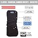 Cloth Diaper Inserts in Charcoal Bamboo - Gussets (5 Layer) by AngelicWare. Reusable Washable Liners. Soft, absorbent & rash reducing. Best for one size Baby Pocket Diapers & Sensitive Skin (6 Pack)