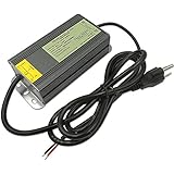 YGS-Tech 12 Volt LED Power Supply 100W, Waterproof Low Voltage Transformer, 12 Volt DC Output with 3-Prong Plug, 5ft Cable