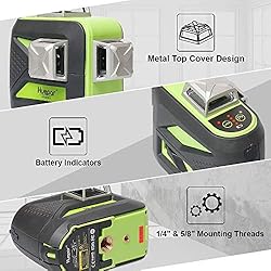 Huepar 3D Green Beam Self-Leveling Laser Level