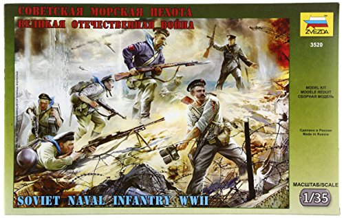 Zvezda 3520 Soviet Naval Infantry 1:35 Plastic Kit