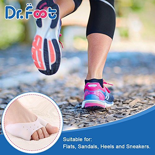Dr. Foot's Forefoot Cushions - Ball of Foot Pads for Prevent Calluses and Blisters, Metatarsal Pads Foot Pain Relief for Men and Women - 4 pieces Health & Household, Health Care, Foot Health, Inserts & Insoles, Ball-of-Foot Cushions