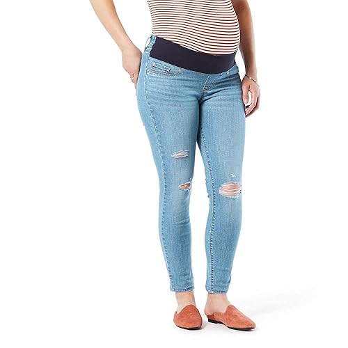 Levi Strauss Signature Gold Women's Maternity Baby Bump Skinny Jeans, Frosty Lakes, Medium